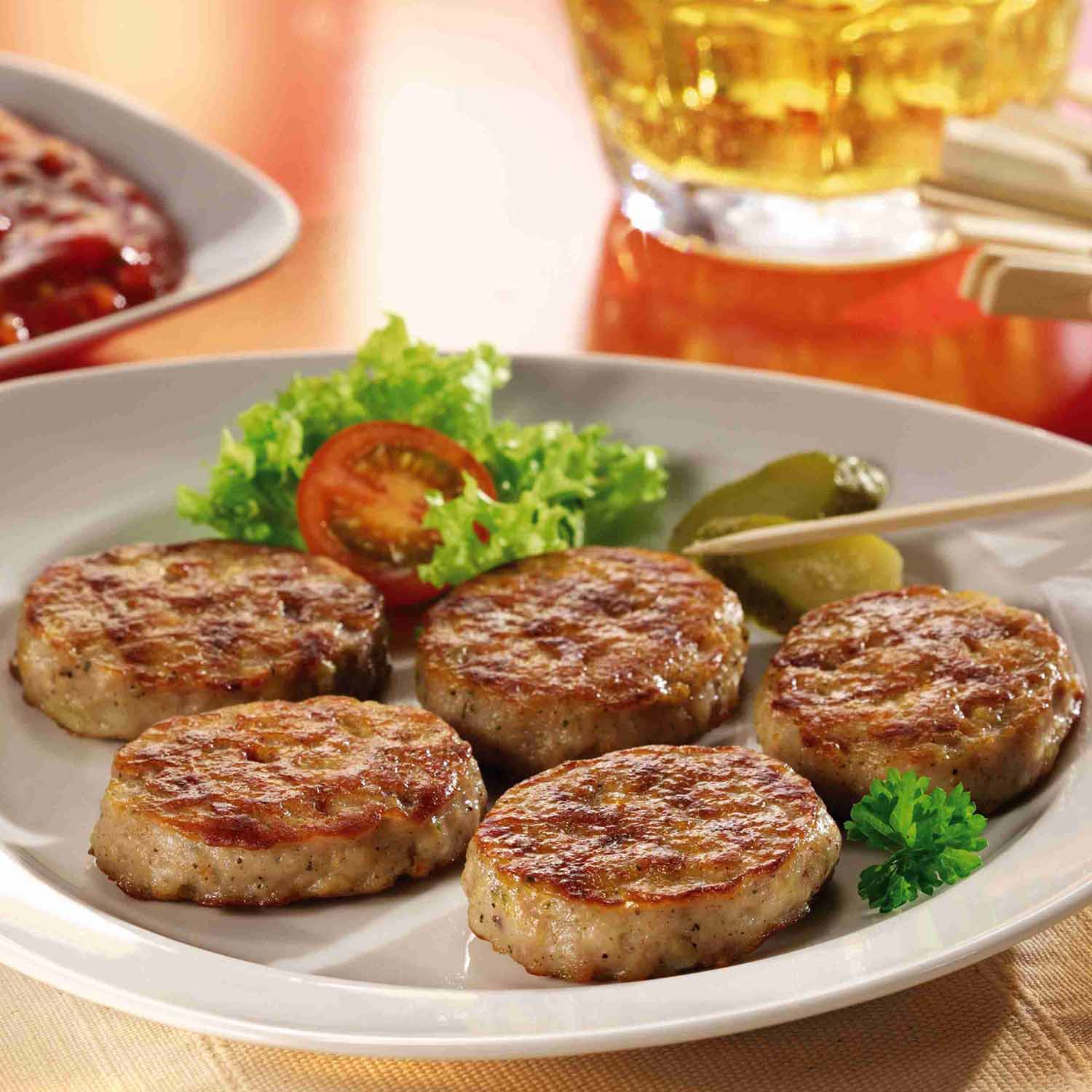 hamburguesas vegetales a la plancha
